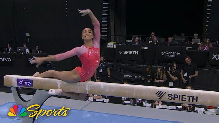 Hezly Rivera rides top score on beam to Day 1 lead at U.S. Gymnastics Championships | NBC Sports