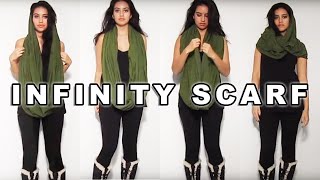 How to wear an infinity scarf (16 ways to wear a circle scarf)