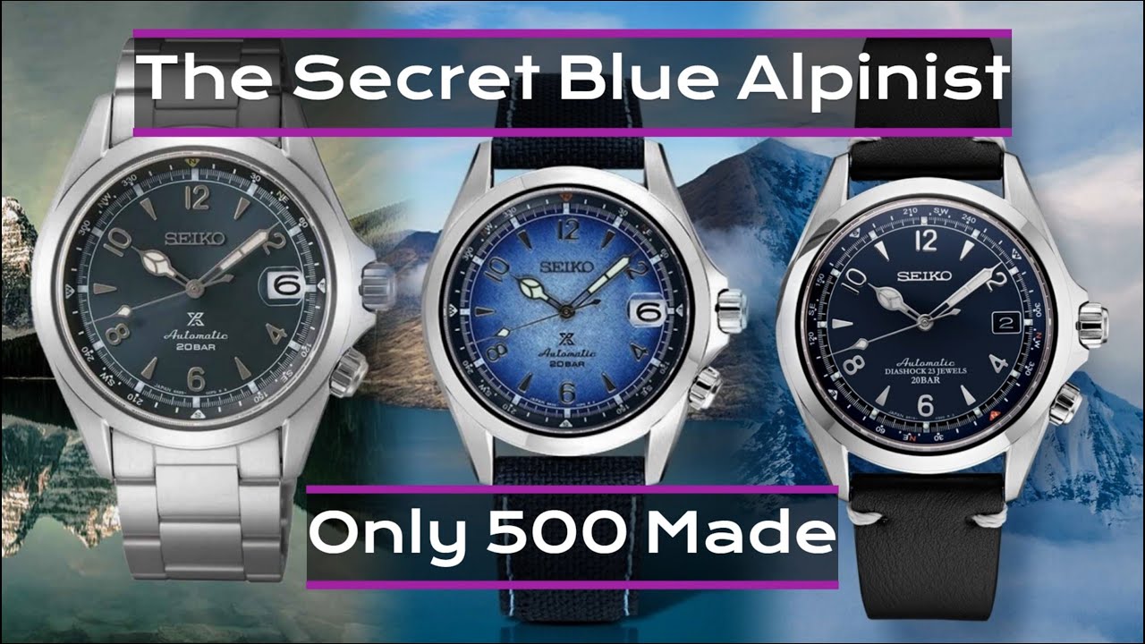 The Secret Blue Alpinist - SPB339J1 - Rare Limited Seiko