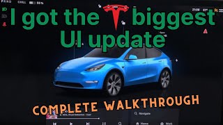 I got the biggest Tesla UI update ! | 2024 Tesla spring software update | User Interface v12