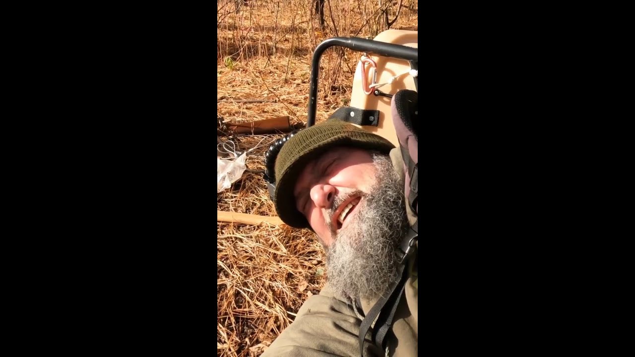 Always get back up! #trapping #trapper #inthewoods #accident #fall #2023season #yankeefree