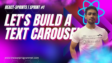 Learn React Spring Library | Build a Basic Text Carousel Using useTransition hook | Sprint 1 part-7