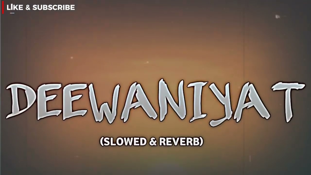 DEEWANIYAT - Afusic | Official Music Video | Intense Love & Madness Anthem 2026 (Prod. Ali Soomro)