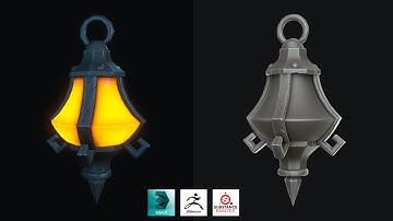 Autodesk 3ds Max, Zbrush, Substance Painter   Stylized vintage lantern