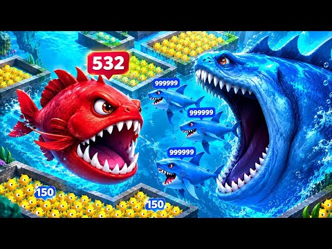 Fishdom 🐟 Monster Shark Extreme Attack 🔥 Fish Rescue from Monster Shark 🦈 Fishdom Ads Level 550