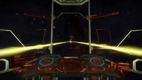 Elite Dangerous. Type 7 vs Corvette and Python.