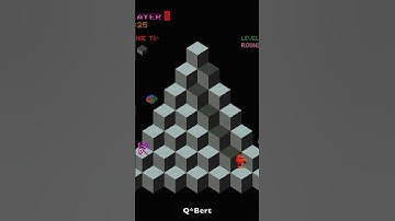 Q*bert #retrogaming #mame #qbert #shorts