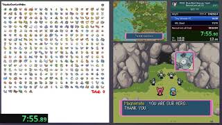Pokemon Mystery Dungeon: Blue Rescue Team Recruit em all Speedrun in 67:35:56 (Part 1)
