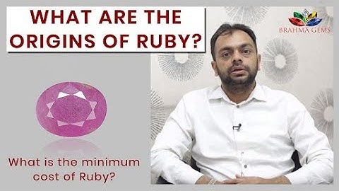 Know About the Origins of Natural Ruby (Manik) Gemstone | Brahma Gems | Call Expert at 011-47010101
