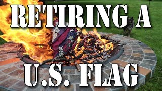Retiring a U.S. Flag under 4 U.S.C. § 8(k) by Respectfully Burning