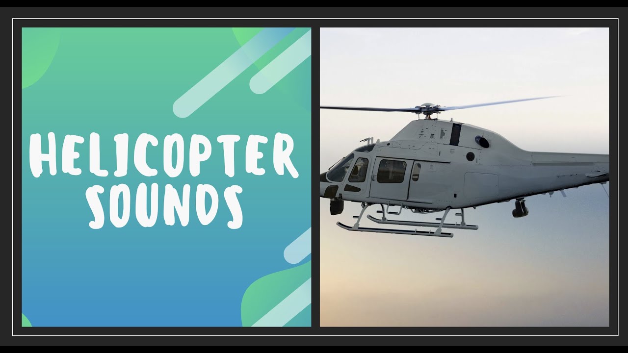 Helicopter Sounds for kids | Vehicle Sounds - YouTube