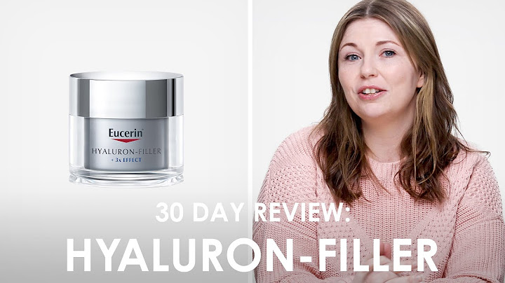 Eucerin hyaluron filler day cream review