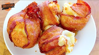 Mashed potato bacon bombs -
