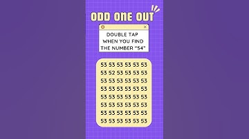 Find the Odd Number | LIKE, SUBSCRIBE, and COMMENT your answers #quiz #odd #math #challenge