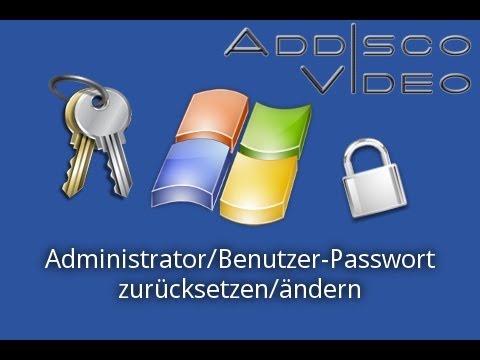 Windows: Administrator/Benutzer-Passwort zurücksetzen/ändern