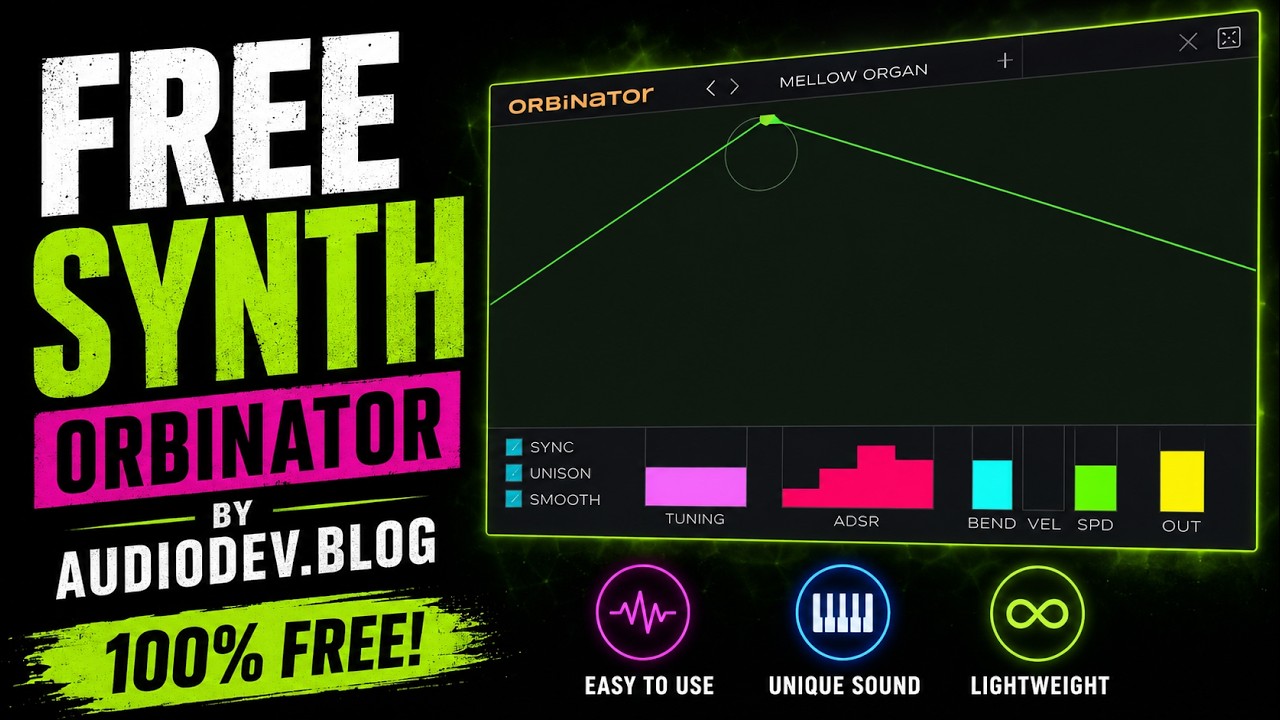 Free Synth Plugin🎹💥 Orbinator by audiodev.blog adlı videoyu YouTube'da izle Free Synth Plugin🎹💥 Orbinator by audiodev.blog adlı videoyu YouTube'da izle