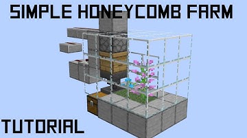 How to Build a Simple Honeycomb Farm in Minecraft 1.15+