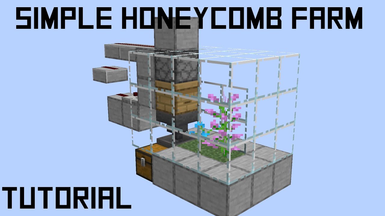 How to Build a Simple Farm in Minecraft 1.15+ YouTube