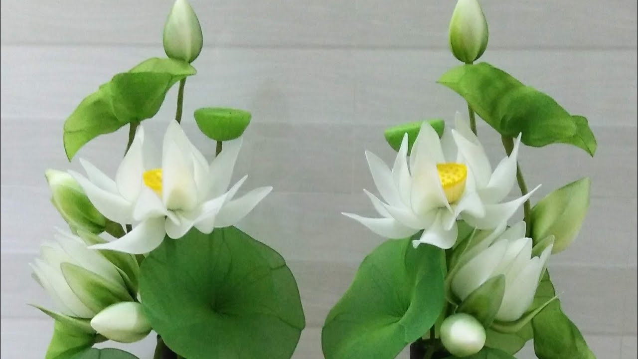 Cách Làm Hoa Sen Nở Bằng Vải Voan