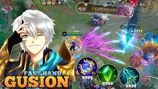 Gusion Epic Comeback & Unstoppable Fast Hand Combo 😎 Best Meta Build in Mobile Legend