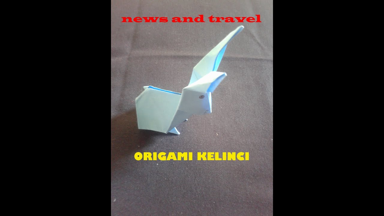  Cara  Membuat  Origami Kelinci II Kerajinan  Kertas  Lipat  