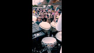 Dj Drummers Drumstick Breaks Mid Show