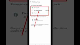 Download Lagu How To Hide WhatsApp Status | WhatsApp Status Hide Settings #shorts #whatsappstatus MP3 Download Lagu How To Hide WhatsApp Status | WhatsApp Status Hide Settings #shorts #whatsappstatus MP3