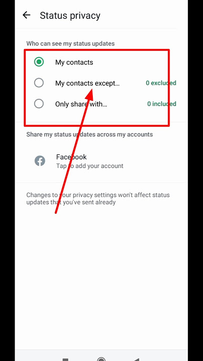 How To Hide WhatsApp Status | WhatsApp Status Hide Settings #shorts #whatsappstatus