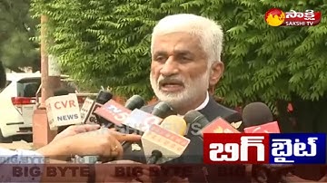 YSRCP MP Vijaya Sai Reddy Big Byte | Slams Chandrababu - Watch Exclusive