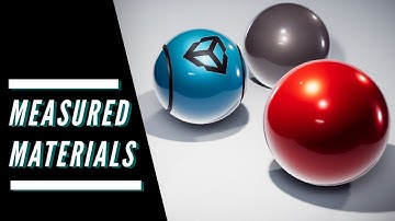 UNITY Measured Materials Library