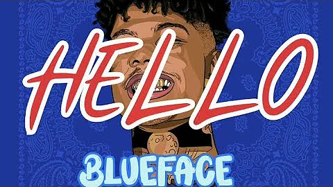 Blueface - Hello [ lyrics music video ] ( bass boosted ) #blueface #bluefacebaby #hello