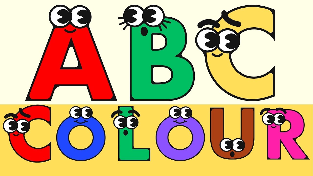Alphabet Colours Song + ABC Colour Songs | Learn Letters and Colours ...