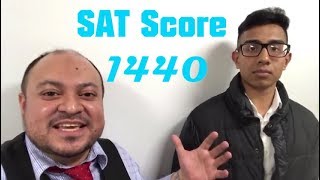 SAT Score: 1440 | SAT Prep | Bobby-Tariq Tutoring Center