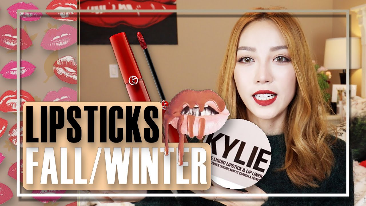 My Fav Fall/Winter Lipsticks 【♡ 秋冬深色口红试色】