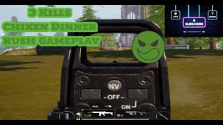 Pubg Mpbil - 3 Kills Full Rush Gameplay Chiken