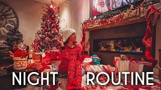 The Coziest EVER Night Time Routine | Christmas Edition