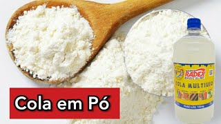 Como Preparar a Cola Em Pó Para Torna-la Em Gel