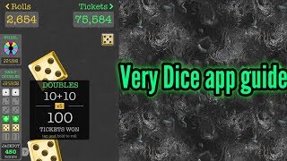 Very Dice app guide screenshot 2