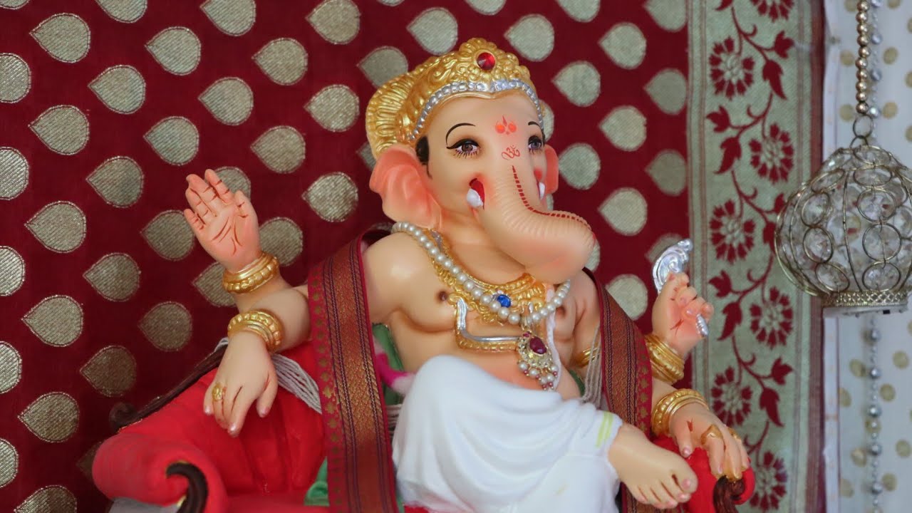 EASY Ganpati Decoration Home 2019