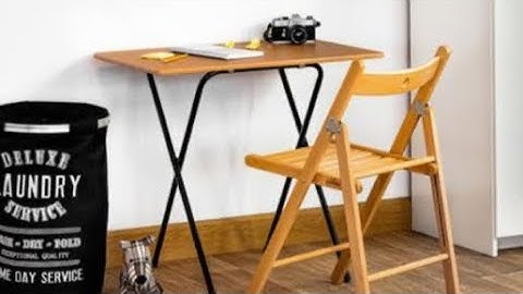 How to assemble/ put together this wooden computer Desk