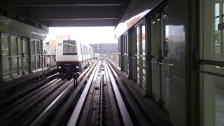 (Métro) Trajet entre Gare Lille Flandres ➜ 4 Cantons en MATRA VAL 206 - HP44