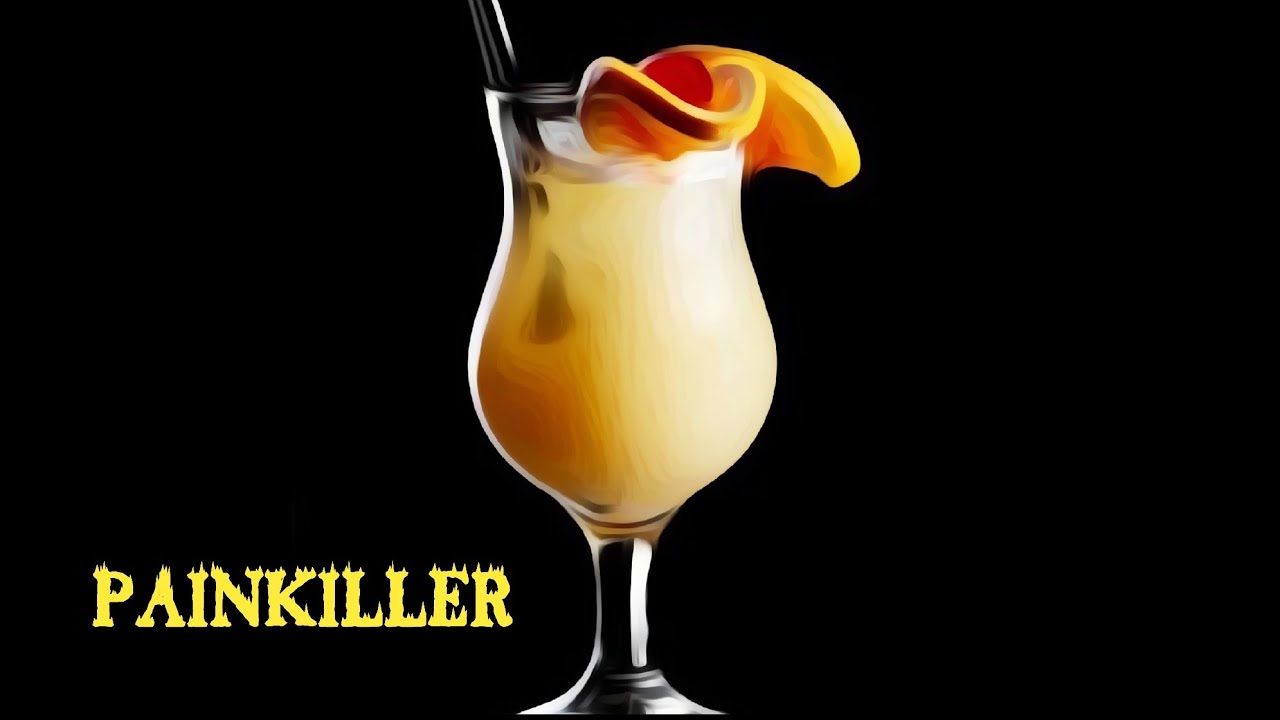 PAINKILLER cocktail. Best cocktails in the world tutorial. 1 minute cocktails. YouTube