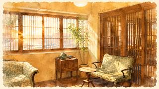 Sunlight Through Old Windows ☀️ Cozy Vintage Room Ambience for Reading, Studying & Relaxing