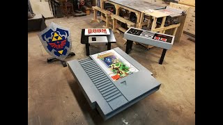 Gaming Furniture Ideas // How I Made A Giant NES Coffee Table (Castlevania)