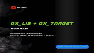 Redesigned Ox_lib and Ox_Target || Clean UI || Fivem || SMM Dealer #fivem