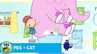 PEG + CAT | Math in the Bath - Elephant in the Tub | PBS KIDS