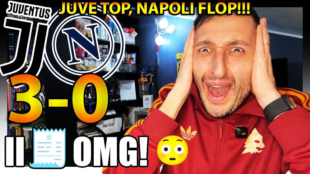 🧾🤩 Juventus ILLEGALE‼️ Napoli IRRICONOSCIBILE‼️ Juventus-Napoli 3-0 [Il PAGELLONE]