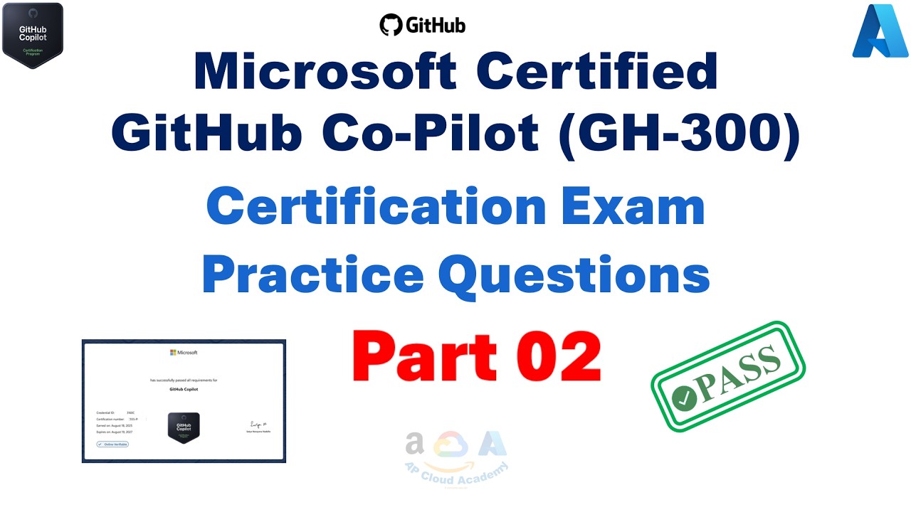GitHub Co-pilot GH-300 Certification Exam Practice Questions Answer ...