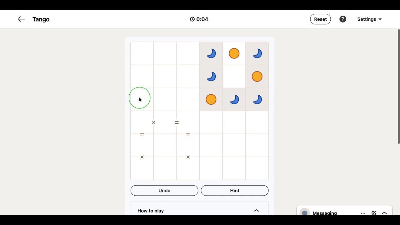 LinkedIn Tango Answer Today | 22 October 2026 - Puzzle #745