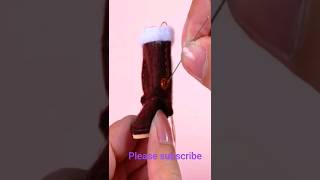 Miniature doll boots l Easy shoes tutorial #mydiyminiatures #videos #diycrafts #crafts #diy